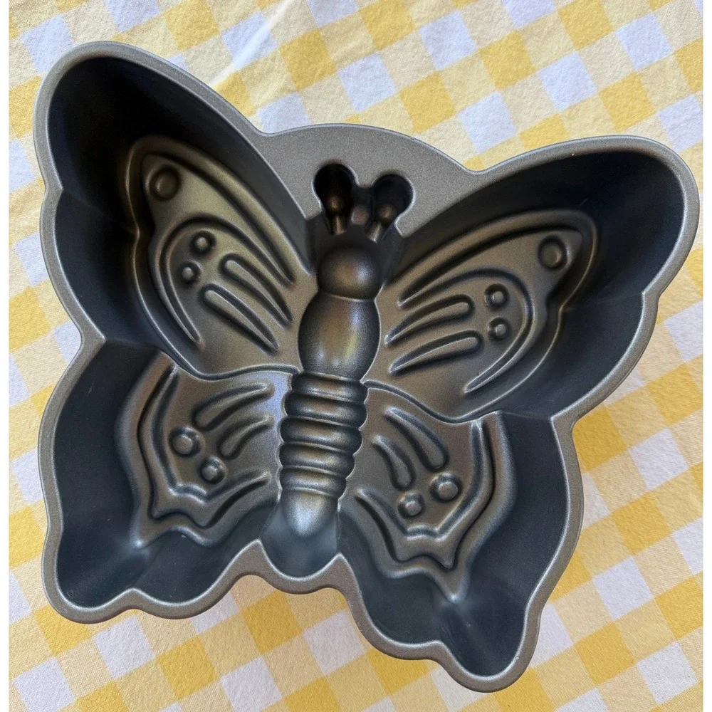 Nordic Ware Cake Pan Butterfly Silver